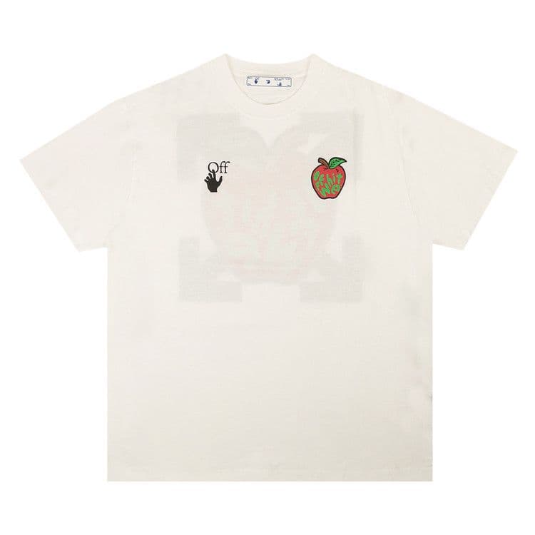OFF-WHITE Apple Arrow Print T-shirt White
