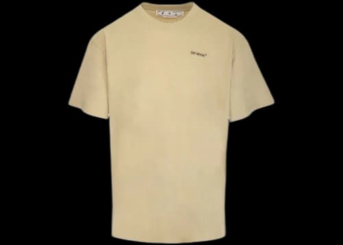 OFF-WHITE Caravaggio Saint Jerome Writing Arrows Oversized T-Shirt Beige/Black/White