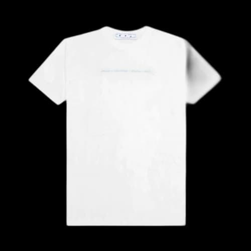 OFF-WHITE Marker Skate T-Shirt White Blue