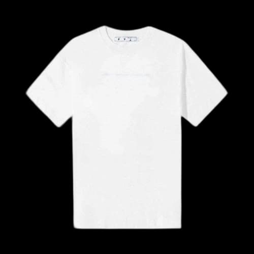 OFF-WHITE Marker Oversized Skate T-Shirt White Blue