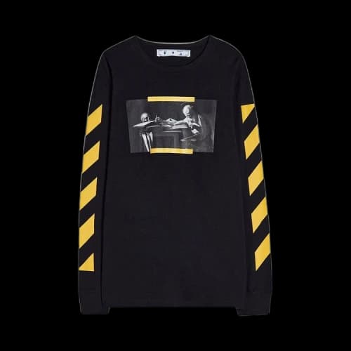 OFF-WHITE Carav Painting L/S Tee Black