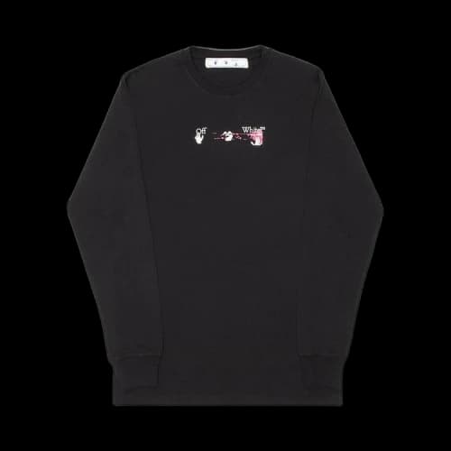 OFF-WHITE Acrylic Arrow L/S T-Shirt Black