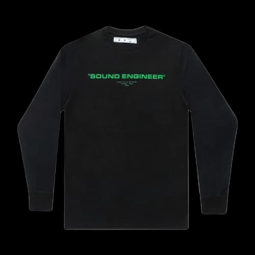 OFF-WHITE Pioneer DJ Console Long Sleeve T-Shirt Black/Green