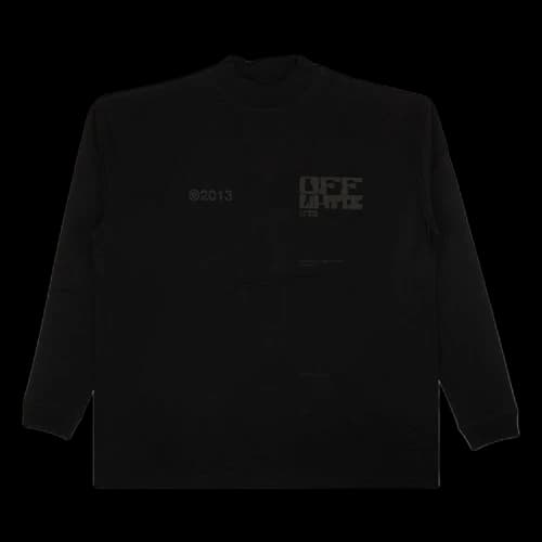 OFF-WHITE Logo Arrow Print L/S T-shirt Black
