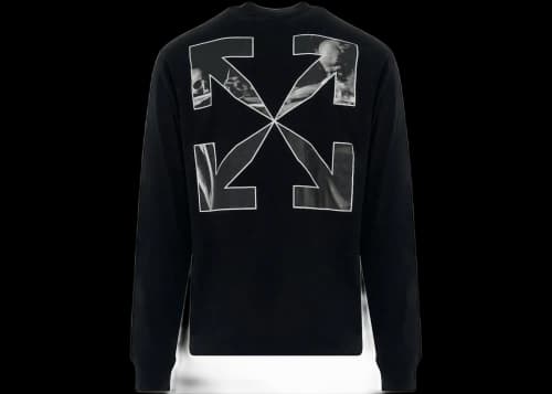 OFF-WHITE Caravaggio Arrow Skate L/S Tee Black