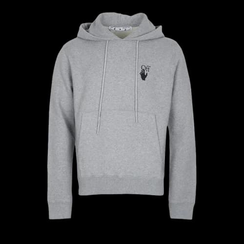 OFF-WHITE Degrade Arrows Hoodie Gray