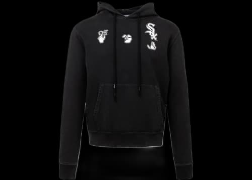 OFF-WHITE x MLB Chicago White Sox Slim Fit Hoodie Black
