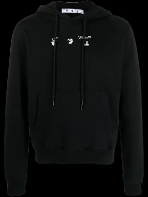 OFF-WHITE Marker Hoodie Black/Grey