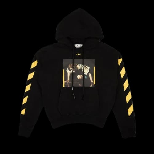 OFF-WHITE Caravaggio Narcis Over Hoodie Black