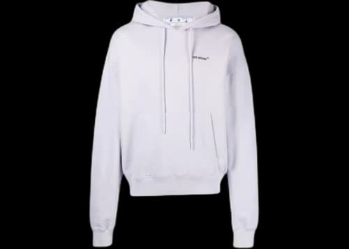 OFF-WHITE Caravaggio Arrow Over Dusty Lilac Hoodie Purple