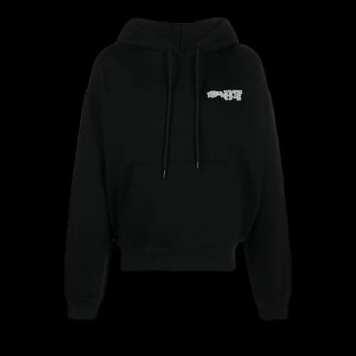 OFF-WHITE Carlos Arrow Over Hoodie Black/White