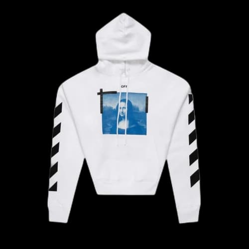 OFF-WHITE Mona Lisa Hoodie White/Black