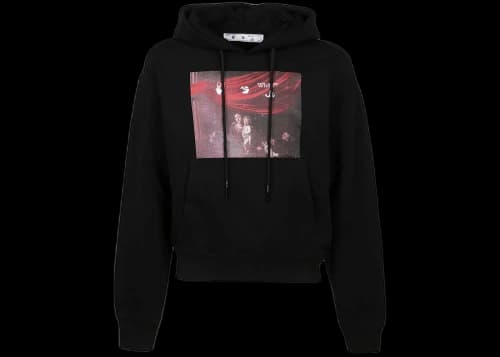 OFF-WHITE Spray Caravaggio Hoodie Black