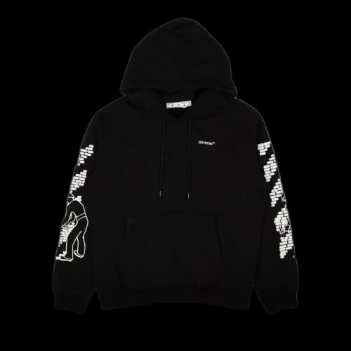 OFF-WHITE Brick Arrows Hoodie Black
