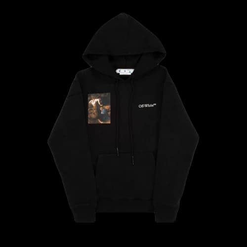 OFF-WHITE Caravag Lute Slim Hoodie Black/White