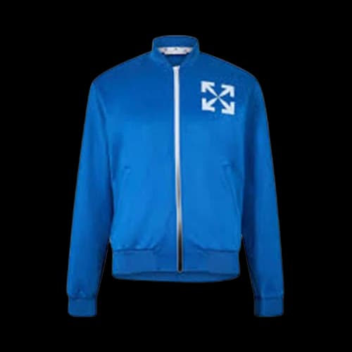OFF-WHITE Single Arrow Slim Tracktop Jacket Blue/White
