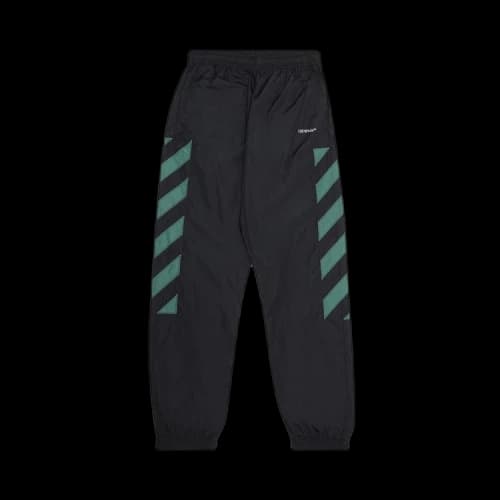 Off-White Diag Nylon Track Pant 'Black//White'