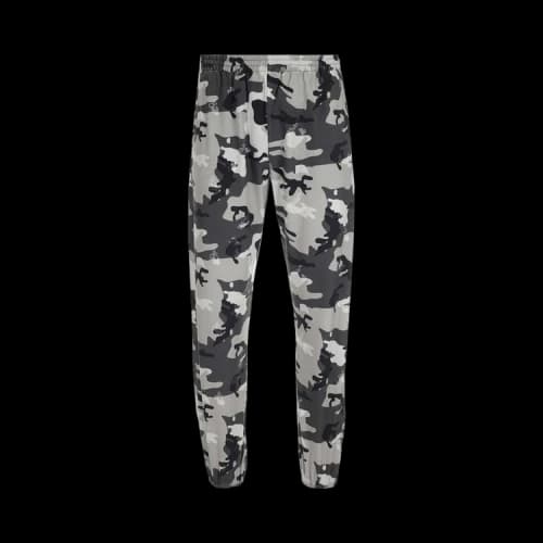 Off-White SS21 Logo Pattern Printing Casual Jogger Pants Ordinary Version Camouflage White