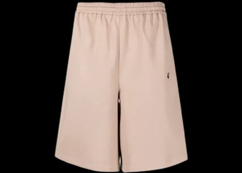 OFF-WHITE Monogram Band Track Shorts Camel Beige/Black