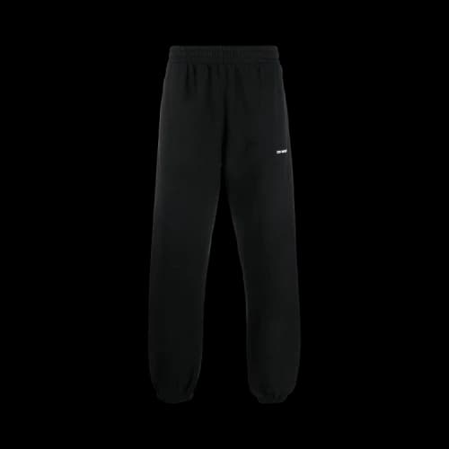 OFF-WHITE Wave Outline Diag Slim Sweatpant Black