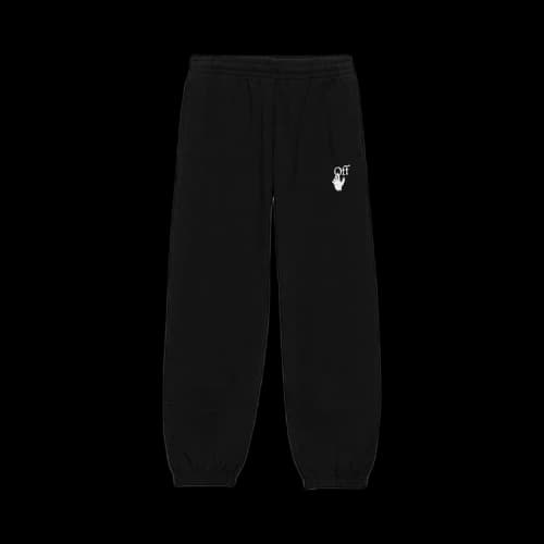 OFF-WHITE Slim Fit Marker Track Sweatpants Black Multi