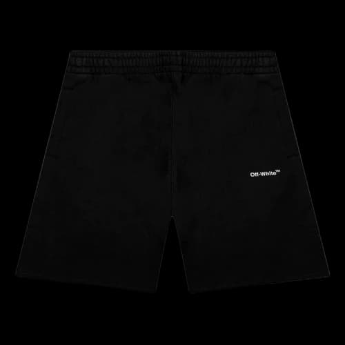 OFF-WHITE Caravaggio Diag Sweatshorts Black/White