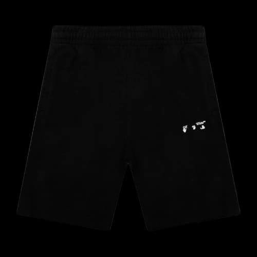 OFF-WHITE OW Logo Sweat Shorts Black/White FW21