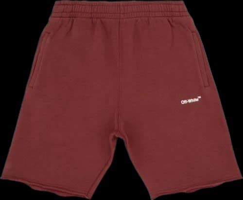 OFF-WHITE Diag Helvetica Sweatshort Black