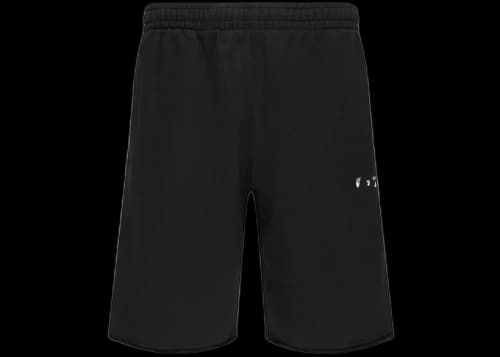 OFF-WHITE Caravaggio Arrow Print Track Shorts Black
