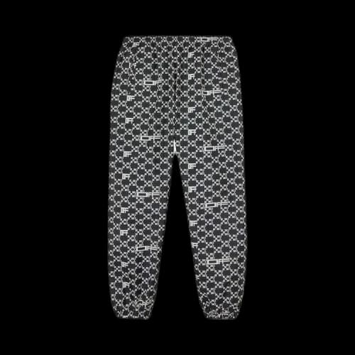 OFF-WHITE All Over Arrows Monogram Track Pants Black/White