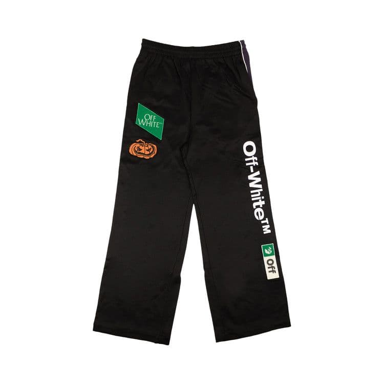 OFF-WHITE Multilogo Skate Trackpant Black/White