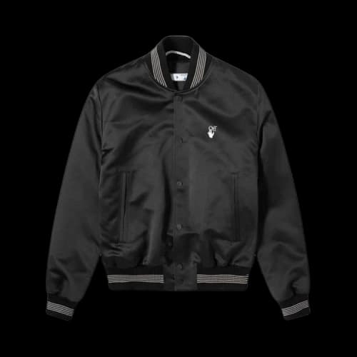 Off-White SS21 Casual Logo Printing Jacket Black