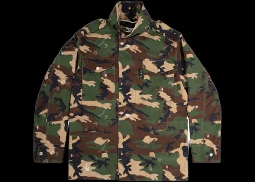 OFF-WHITE Logo Camo Field Jacket Green/Multi
