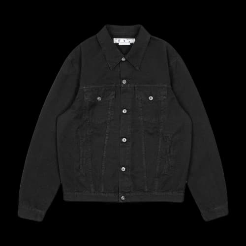 OFF-WHITE Wave Off Canvas Skate Jacket Black