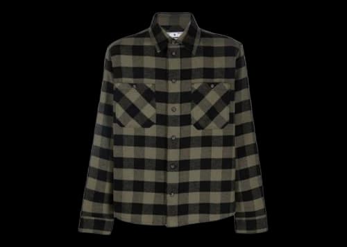 OFF-WHITE Arrow Flannel Shirt Green