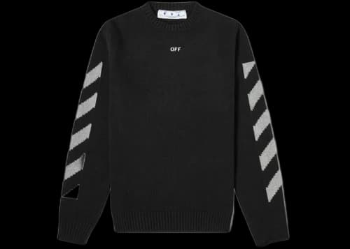 OFF-WHITE Arrow Crewneck Sweater Black