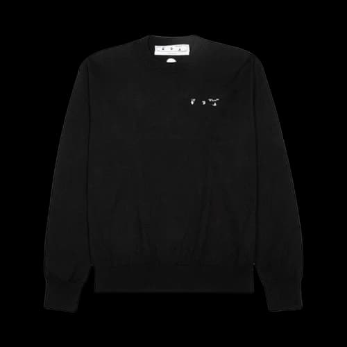 Off-White Basic Knit Crewneck 'Black/White'
