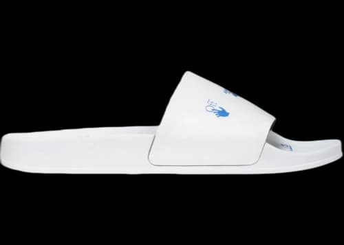 Off-White Logo Sliders White Blue AW20