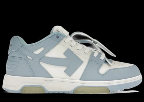 Off-White Out Of Office Calf Leather White Baby Blue
