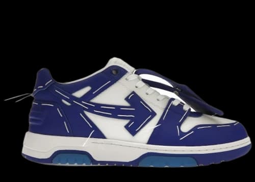 OFF-WHITE Out Of Office Sartorial Stitching White Dark Blue