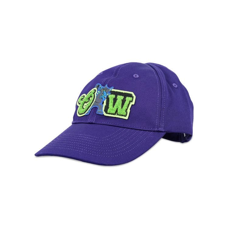 OFF-WHITE Varsity Baseball Cap Purple