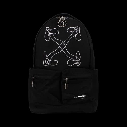 OFF-WHITE Abstract Arrows Backpack Black White