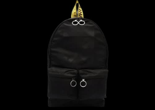OFF-WHITE Rubber Arrows Backpack Black/Yellow