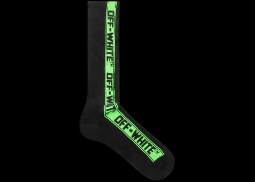 OFF-WHITE Fluo Industrial Belt Socks Black