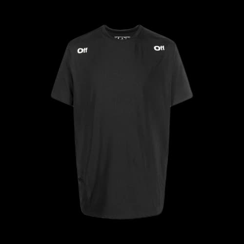 OFF-WHITE OFF Logo-Print T-shirt Black