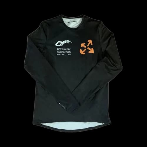 OFF-WHITE Active L/S Thumb Loop T-shirt Black