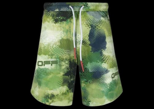 OFF-WHITE Active Knit Shorts Green