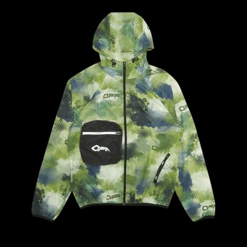 OFF-WHITE Active Packable Camouflage Jacket Green/Black/Multi