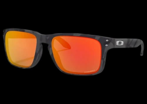 Oakley Holbrook Sunglasses Black Camo/Prizm Ruby (OO9102-E955)