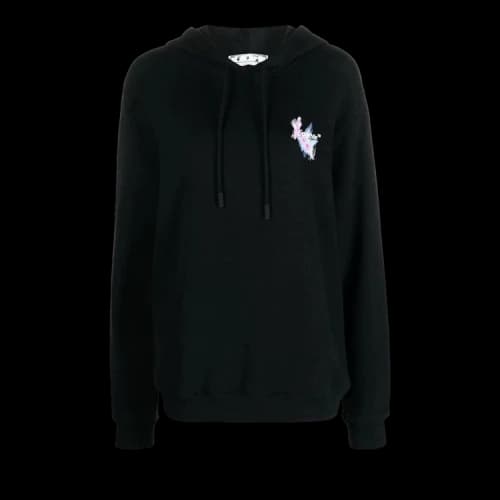 OFF-WHITE Hotchpotch Arrow Reg Hoodie Black/Multi
